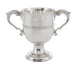 An Irish George III  two-handled trophy cup of equestrian interest by 
																			Matthew West