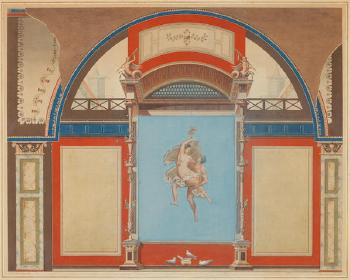 Interior Scenes of the Palace of the Emperor Antoninus Pius by 
																			Angelo Campanella