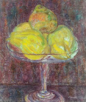 Stil Life, Pears by 
																	Leonard Mccomb