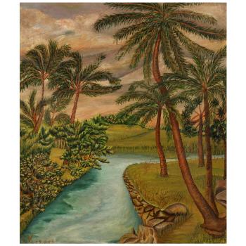 Ile de palmier by 
																	Karl H Otto Maeder