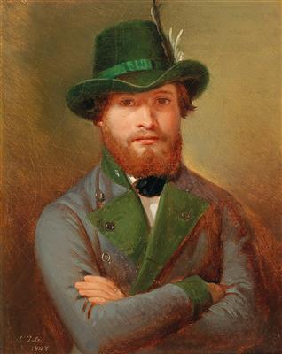 Portrait of a Huntsman by 
																			Kaspar Jele