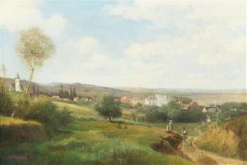 View of Zeiselmauer-Wolfpassing near Tulln by 
																			Ludwig Halauska