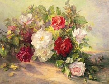 Roses by 
																			Marie Onken-Palme