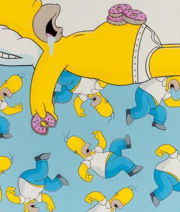 Homer Simpson, n.d. by 
																			 Jerkface