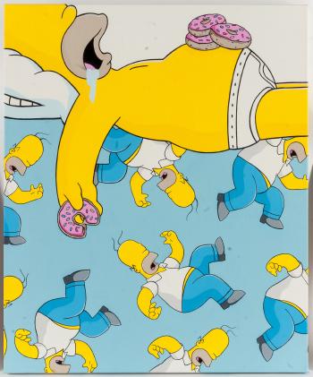 Homer Simpson, n.d. by 
																			 Jerkface