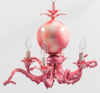 Octopus chandelier by 
																			Adam Wallacavage
