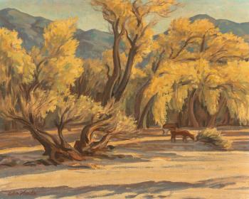 Tanque Verde Autumn, Tucson, Arizona by 
																			Edith Anne Hamlin