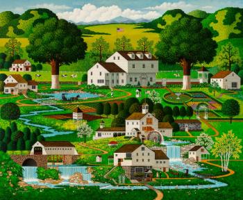 Country Gardens by 
																			Charles M Wysocki