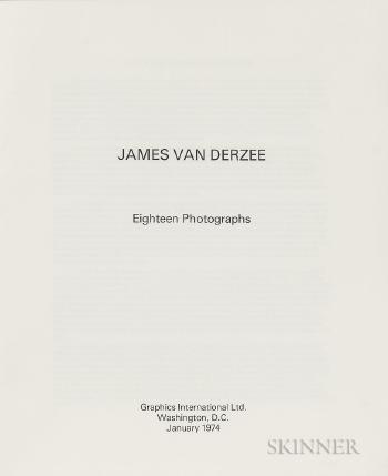 A Portfolio by 
																			James van der Zee