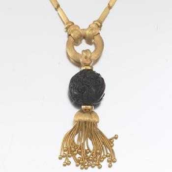 Tassel Necklace by 
																			Henry Dunay