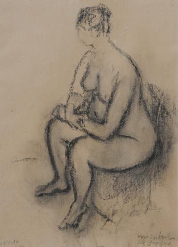 Sitting Nude by 
																	Karl Madritsch