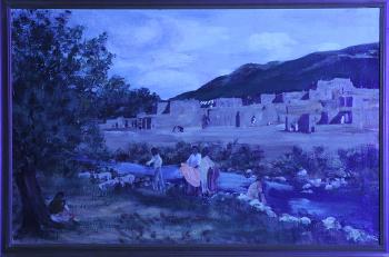 Taos Pueblo by 
																			Agnes Gabrielle McNulty Tait