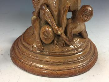 An Incredibly Rare  Possibly Unique Figural Group
 by 
																			George Tinworth