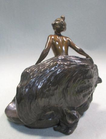 A Bronze Model Of A Sea Nymph
 by 
																			Auguste Maillard