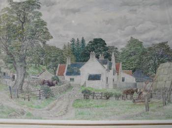 Farmhouse In The Forth Valley by 
																			Stanley Roy Badmin