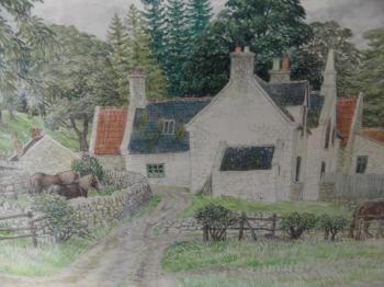 Farmhouse In The Forth Valley by 
																			Stanley Roy Badmin