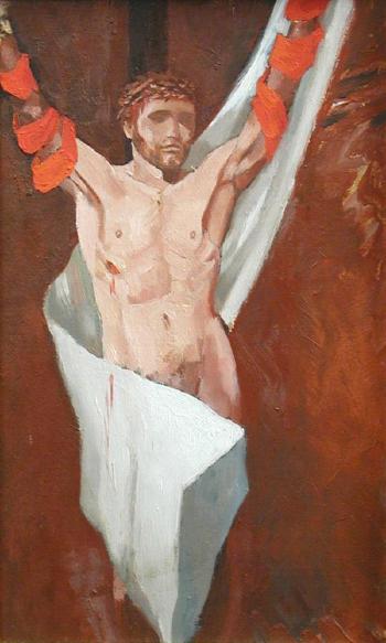 Crucifixion  by 
																			Alan Oldfield