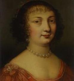 Portrait de dame au collier de perles by 
																			Jean Ducayer
