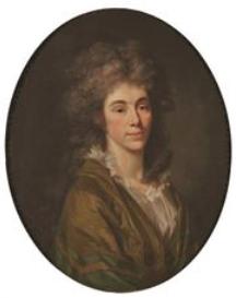Portrait présumé de Madame Roland (1754-1793) by 
																			Johann Friedrich August Tischbein