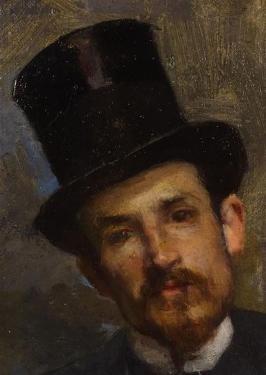 Portrait de Lucien Simon by 
																			Georges Desvallieres