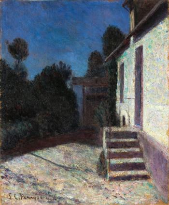 A Home Under Moonlight by 
																	Lilla Cabot Perry