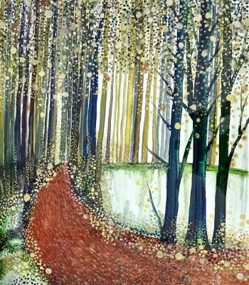 Fall Coloured Woods by 
																	Yukari Kaihori