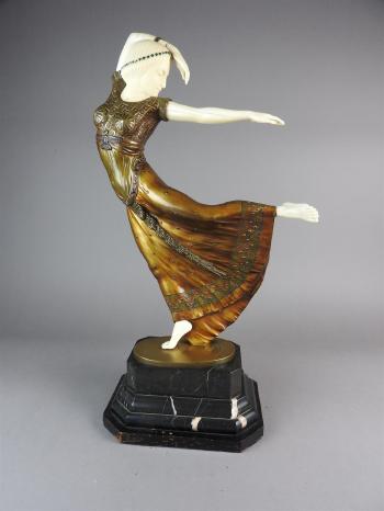 Egyptian Dancer by 
																			Emmanuel Hannaux