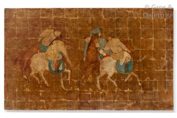 Quatre joueurs de polo, dans le style des Tang by 
																	 Nguyen van Minh