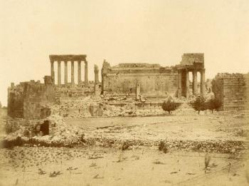 Jérusalem Saint-Sépulcre; Les six colonnes du grand temple (Balbeck); Vue générale de Balbeck by 
																	Henri-Cesar-Desire de Ferron de L'Echapt