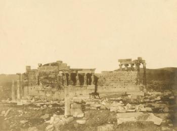 Panorama d’Athènes; Temple de Minerve Poliade; Ruines; Gd Temple de Thésée; Gd Temple de Thésée by 
																	Henri-Cesar-Desire de Ferron de L'Echapt