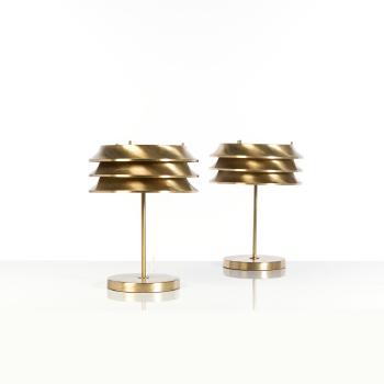 Paire de lampes de table by 
																	Kari Ruokonen