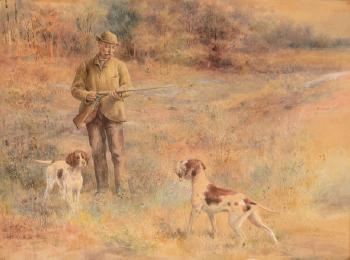 Hunting Quail by 
																			Edmund Henry Osthaus