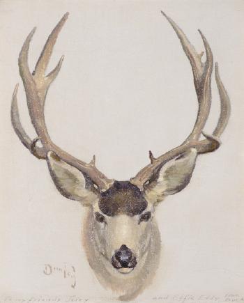 Mule Deer Buck by 
																			W Herbert Dunton