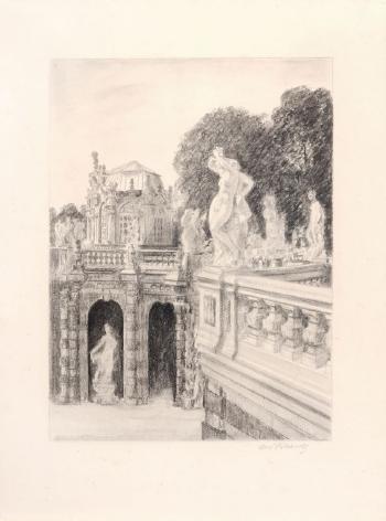 Zwinger-Balustrade by 
																	Max Frohberg