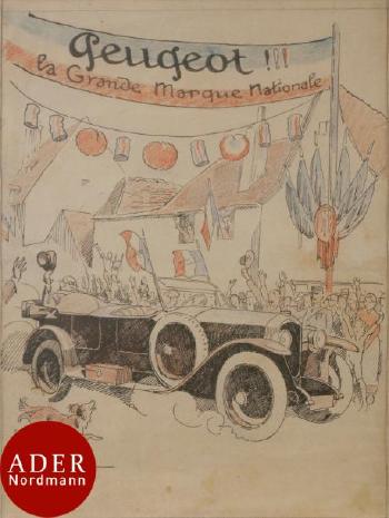 Peugeot !!! La Grande Marque Nationale by 
																	Auguste Roubille
