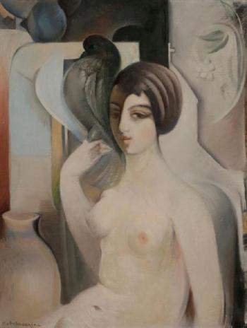 Femme à la colombe by 
																	Sarkis Katchadourian