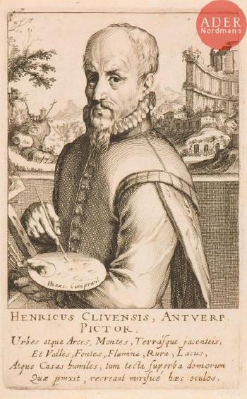 Portrait d’Hendrick van Cleef by 
																	Simon Weynouts Frisius