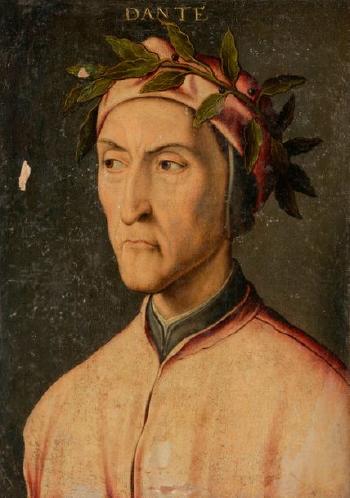 Portrait de Dante Alighieri by 
																	Francesco Ubertini