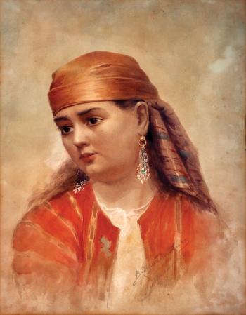 Young Girl by 
																	Vladislav Matveevitch Izmailovitch