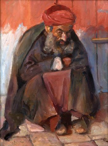 A religious figure by 
																	Meir Gur-Arie