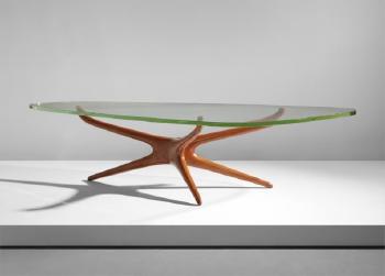 Tri-Symmetric Coffee Table by 
																	 Kagan-Dreyfuss