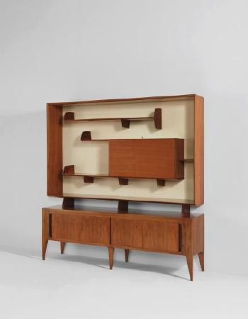 Cabinet With Bookcase by 
																	 M Singer & Sons