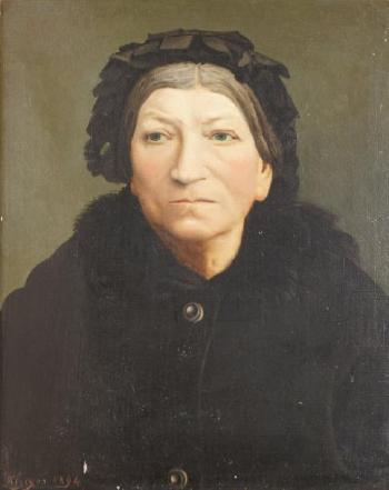 Portrait de femme by 
																	Georgios Avlichos