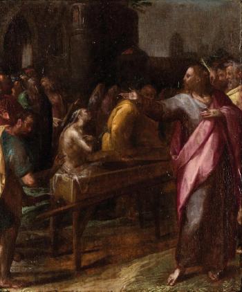 Resurrezione di Lazzaro by 
																	Giovanni Battista della Rovere