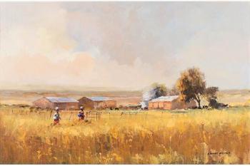 Farm near Klerksdorp by 
																	Daniel Novela