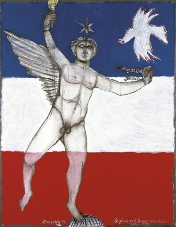 Le gnie de la Bastille et la colombe 1789-1989 by 
																	Jean-Michel Cornu
