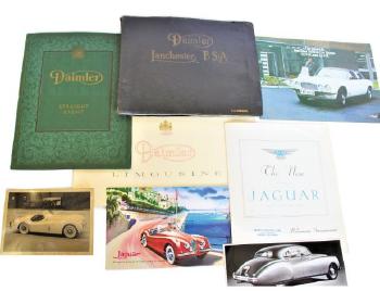Jaguar & Daimler Sales Literature by 
																	 Jaguar