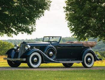 1934 Lincoln Model KB Convertible Sedan by Dietrich by 
																			 Lincoln Motor Company