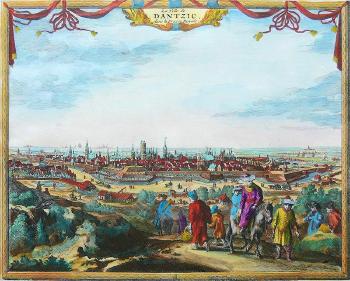 La Ville de Dantzic dans la Prusse Royale by 
																	Pieter van der Aa