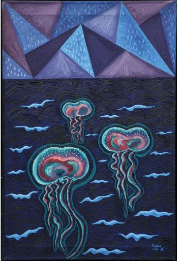 Les Trois Meduses by 
																	Randa Fawzi